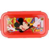 Disney Rectangular Hermetic Mickey Watercolors Food Container 250 Ml