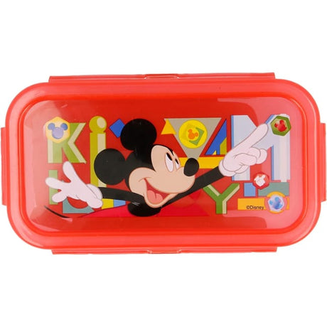 Disney Rectangular Hermetic Mickey Watercolors Food Container 250 Ml