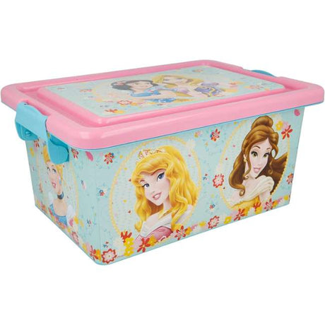 Disney Plastic Storage Container 7 L Princess Tea Party