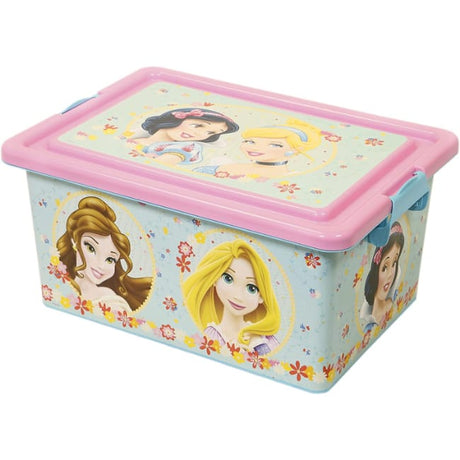 Disney Plastic Storage Container 13 L Princess Tea Party