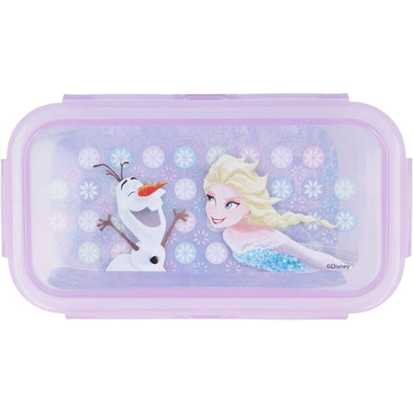 Disney Rectangular Hermetic Frozen Iridescent Aqua Food Container 250 Ml