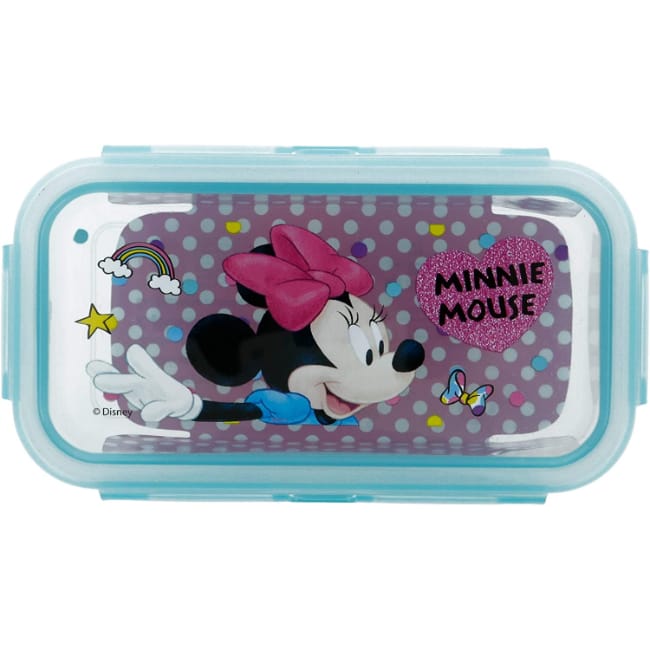 Disney Rectangular Hermetic Minnie Electric Doll Food Container 250 Ml