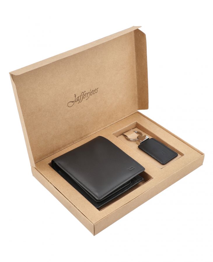 Jafferjees Great Sphinx Men's Genuine Leather Wallet | Premium Slim Bifold Wallet for Men