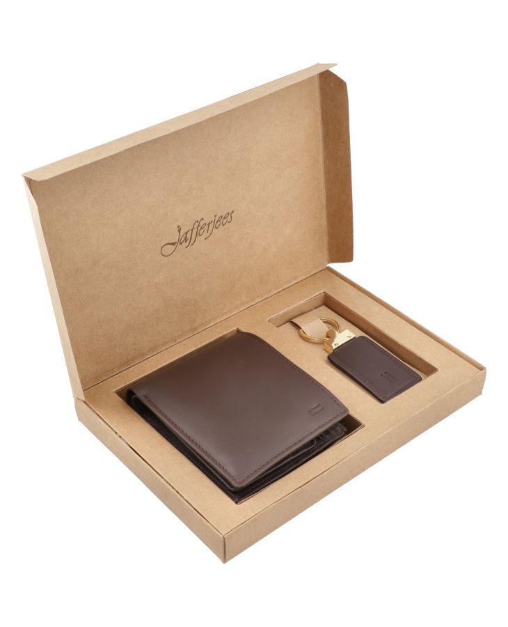 Jafferjees Great Sphinx Men's Genuine Leather Wallet | Premium Slim Bifold Wallet for Men