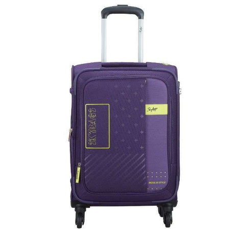 Skybags Tetriss Purple Softside 55 Cm Rolling Luggage