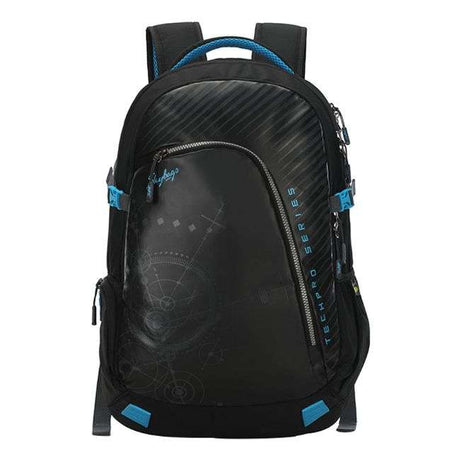 Skybags Aztek Pro 01 Unisex Black Daypack Backpack 25 Ltr.