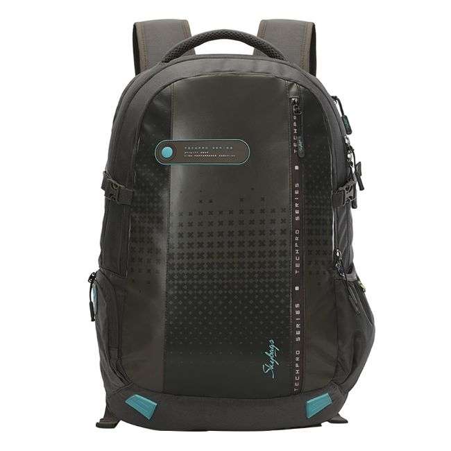 Skybags Aztek Pro 03 Unisex Grey Laptop Backpack 30 Ltr.