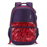 Skybags Figo 02 Unisex Purple Daypack Backpack 28 Ltr.
