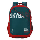 Skybags Figo Extra 03 Unisex Green School Backpack 30 Ltr.