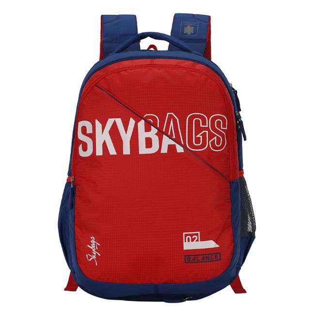 Skybags Figo Extra 03 Unisex Red School Backpack 30 Ltr.