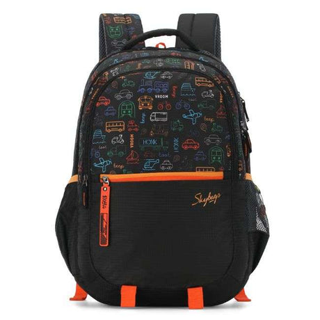 Skybags Figo Plus 07 Unisex Black Daypack Backpack 30 Ltr.