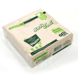 Soft N Cool Brown Paper Dinner Napkin 40 x 40 Cm - 50Pcs