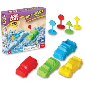 ART CRAFT 500 GR CARS MODELING PLAY SAND SET