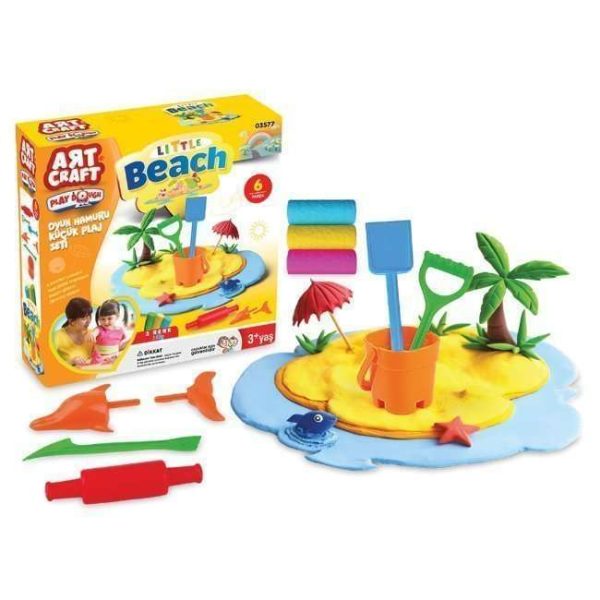 ART CRAFT BEACH PLAY DOUGH SET 150GR