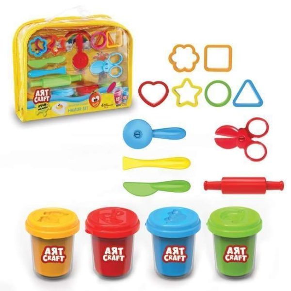 ART CRAFT GEOMETRIC DOUGH SET IN A BAG