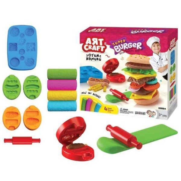 ART CRAFT HAMBURGER DOUGH SET 200 GR