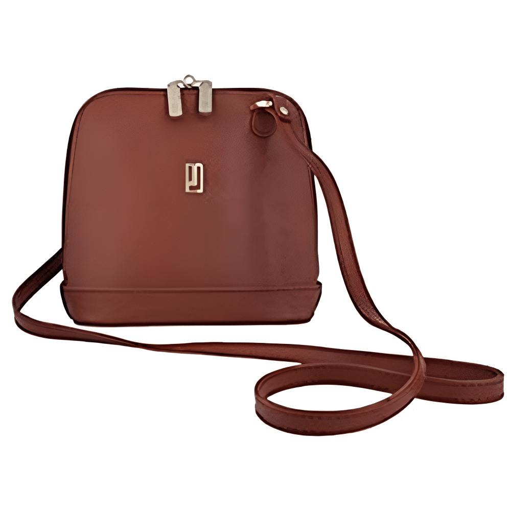 BYFT002567 THE BEGONIA Crossbody Bags Dark Tan