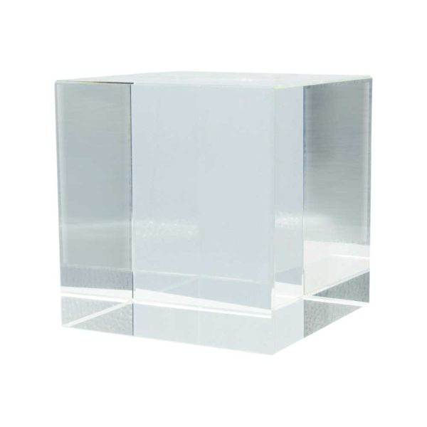 BYFT004208 3D Square Crystals Awards Transparent Set of 1