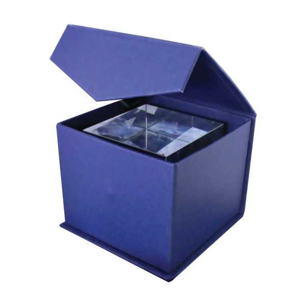 BYFT004208 3D Square Crystals Awards Transparent Set of 1 C