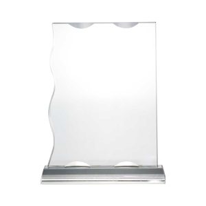 BYFT004212 Rectangle Shaped Crystal Awards Transparent Set of 1