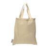 BYFT004226 Recycled Cotton Shopping Bag with Long Handle Natural Set of 1 A