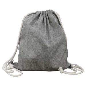 BYFT004227 Recycled Drawstring Bags Grey Set of 1 A