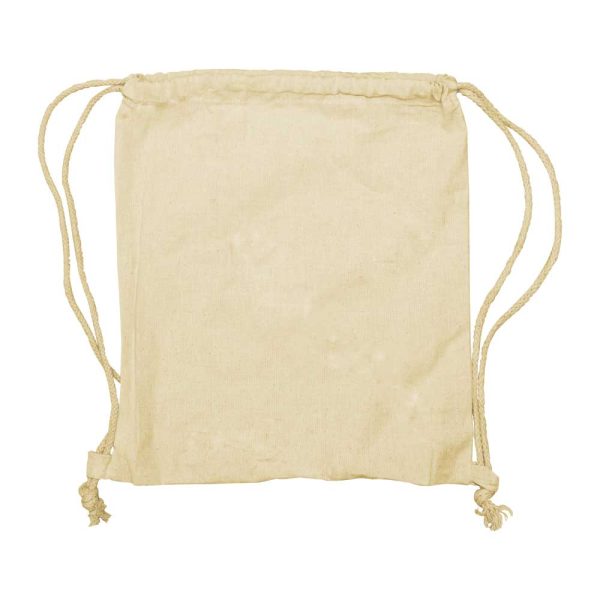 BYFT004228 Canvas String Bags Beige Set of 1 B