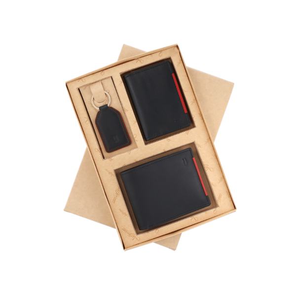BYFT005001 STONEHENGE Wallets Black Red Set of 1 B