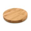 BYFT005670 Bamboo Wireless Charging Pad Natural Set of 1