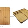 BYFT005675 Bamboo Wireless Charger Docking Station Natural Set of 1 D