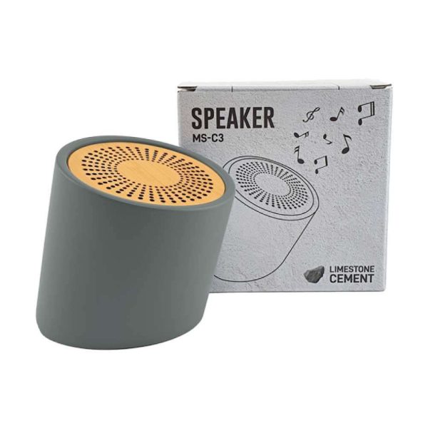 BYFT005678 Bluetooth Speakers V5.0 Natural Grey Set of 1 C