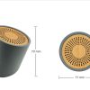 BYFT005678 Bluetooth Speakers V5.0 Natural Grey Set of 1 D