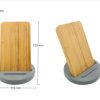 BYFT005682 Wireless Charger Phone Stand Natural Grey Set of 1 D