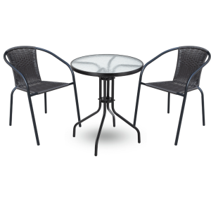 BYFT008250 Paradiso Rattan Bistro Set 2P