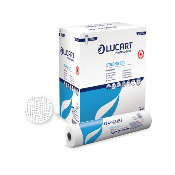 BYFT008273 LUCART Medical Sheet roll 60 x 37 Mtr White 135 Pcs