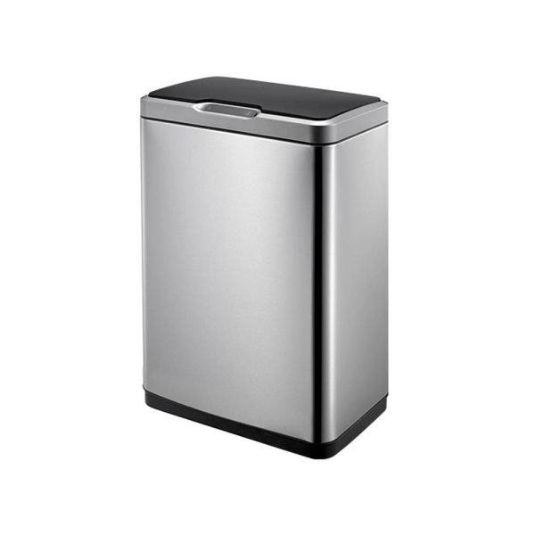 BYFT008435 EKO Trash Bin 45 Ltr Silver Metal Set of 1