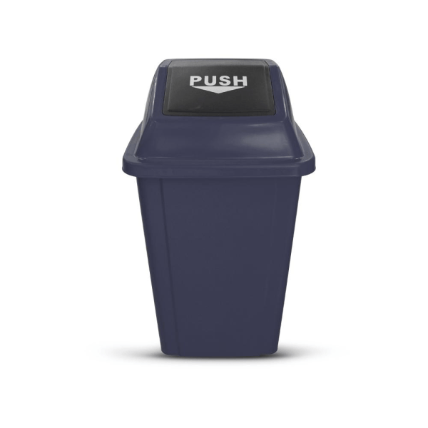 BYFT008442 AKC Quadrate Trash Bin 60 Ltr Grey Plastic Set of 1