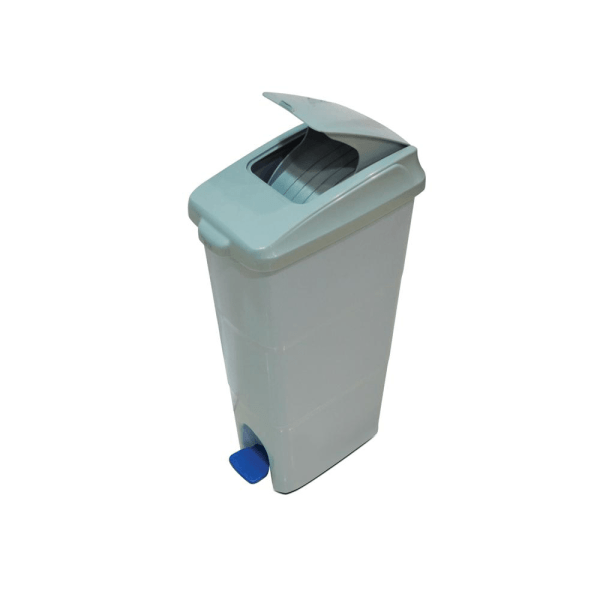 BYFT008455 DOUBLE CLASS Hygiene Sanitary Bin 18 Ltr Blue Plastic Set of 1