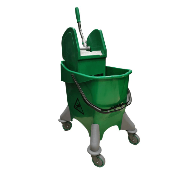 BYFT008563 FILMOP Bucket with Wringer 30 Ltr Green Plastic Set of 1