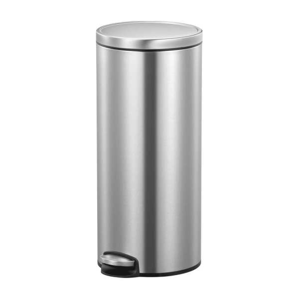 BYFT008590 EKO Trash Can 64 cm Silver Stainless Steel Set of 1