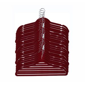 BYFT008633 Feeling Plain 45 cm Red Hanger Plastic 25 pcs