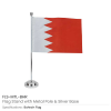 BYFT008689 MTC Bahrain Flag with Pole Set of 1