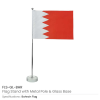 BYFT008693 MTC Bahrain Flag with Pole Set of 1