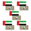 BYFT008700 MTC UAE Flag Badge Set of 1 a