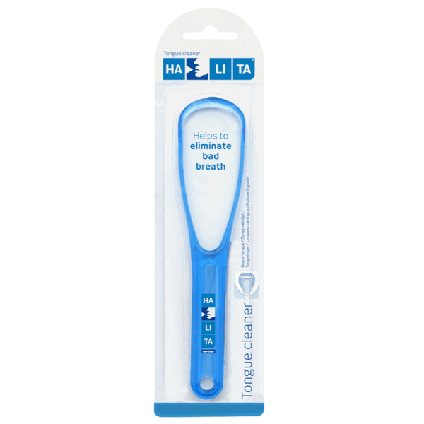 BYFT008711 Dentaid Halita Blue Tongue Cleaner Plastic Set of 1