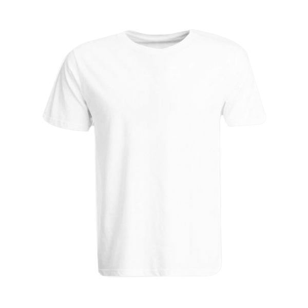 BYFT008758 BYFT Plain White Round Neck T Shirt Cotton 190 GSM Set of 1