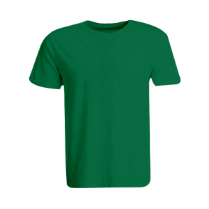 BYFT008768 BYFT Plain Emirati Green Round Neck T Shirt Cotton 190 GSM Set of 1