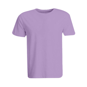 BYFT008772 BYFT Plain Purple Round Neck T Shirt Cotton 190 GSM Set of 1