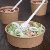 BYFT009409 Kraft Salad Bowl 50 Pcs 320 GSM 750ml Set of 1 B