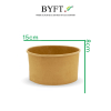 BYFT009410 Kraft Salad Bowl 50 Pcs 320 GSM 1000ml Set of 1 D